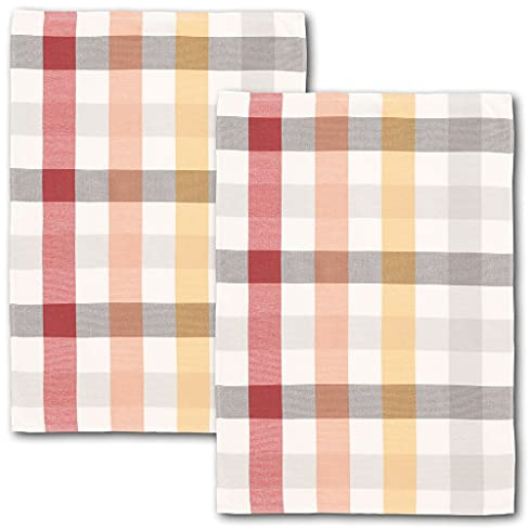 Dyckhoff 2er Set Geschirrtuch 'Multi Dry' 50 x 70 cm Rot