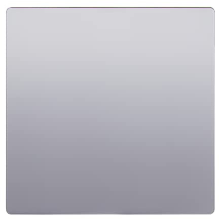 ENERLITES Screwless Double Blank Wall Plate, Child Safe Two Gang Blank Device Outlet Cover, Standard Size, 2-Gang 4.68 x 4.73, Polycarbonate Thermoplastic, UL Listed, SI8802-SV, Silver