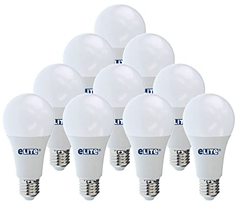 eLITe LED Lampe E27, 15W, 4000K, 1530lm, Universalweiß, 10 Stück | 840, 240°, ersetzt 100W