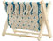 Makramee Zeitungsständer Magazinhalter, Kleiner Rustikale Boho Zeitungshalter Aufbewahrungskorb Tisch Bücherregal, Baumwolle Zeitschrift Storage Organizer Für Bücher, Zeitungen, Notizbuch, Küche Büro