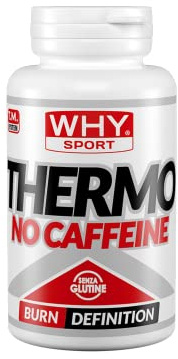 WHY SPORT THERMO NO CAFFEINE - Metabolismo Energetico - Integratore Alimentare Termogenico - 90 Compresse