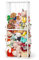 Ibnotuiy Stuffed Animal Zoo Storage Stuffed Animal Holder PVC Plush Storage Organizer Shelf with Elastic Band for Nursery Play Room Bedroom