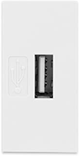 Presa da incasso 1-6 scomparti per inserti Livolo, serbatoio a scomparsa opzionale con inserti Livolo da montare (interno USB per ricarica VL-USB-A41-5V2.1A-11 (1/2)