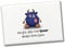 Freches Monster in dunkelblau Souvenir Souvenir Magnet mit lustigem Spruch Wie gut, DASS Mich keiner Denken hören kann. Hingucker am Kühlschrank für Kinder, Freunde und Kollegen