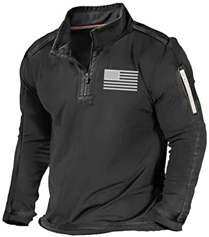 NQyIOS quarter zip 1/4 Zip Pullover Mens Golf short sleeve linen shirts Fall Sweater sports jacket fluffy hoodie jumper waterproof winter jackets
