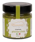 MAMMMÀ – Crema spalmabile al pistacchio con il 45% di Pistacchi, ricetta artigianale, ingredienti di altissima qualità, senza glutine, senza olio di palma, senza OGM, 100% Made in Italy