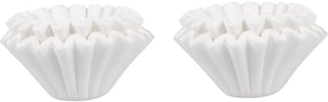 Ciieeo 100stücke Pack Ungebleichte Kaffeefilter Aus Papier Naturfilter Für Kaffeekochen Geeignet Für Weiß Stapelbar Für Kaffeeliebhaber Und Maschinen