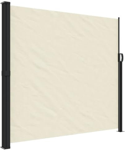 vidaXL Toldo Lateral retráctil Crema 180x500 cm