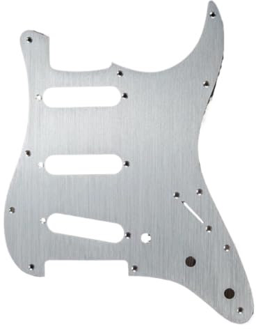 Silber Aluminium Gitarre Pickguard 11 Loch Für Elektrische Gitarre Pickguard SSS