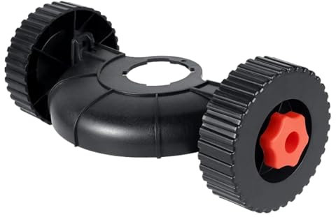 Ruota Wacker per diserbo, ruote per decespugliatore,Supporto ausiliario Attacco per tosaerba a ruote dritte - Ruote di supporto regolabili Tagliabordi a batteria Ruote ausiliarie Forniture da giardino