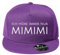 DELUNO Ich höre Immer nur mimimi Baseball Cap, Basecap Unisex Baseball Kappen Baseball Mützen für Draussen, Sport oder auf Reisen Lila (Cap-440-Lila)