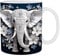 Generic Elephant Tea Mug, Ceramic, 350ml, Large Coffee Mug, Elephant Coffee Cup, Tea Cup, Soup Mug