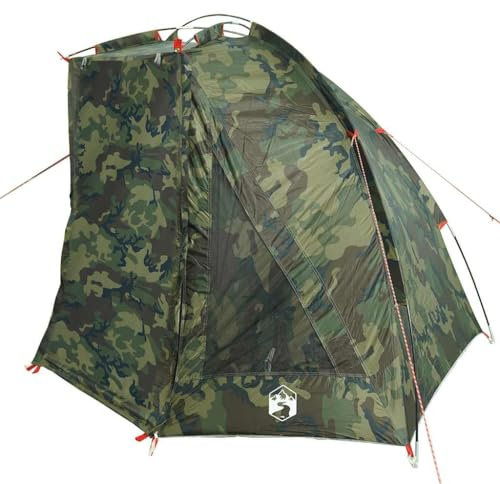 vidaXL Tente de pêche Camouflage imperméable, Tente de Camping, Tente de Jardin, abri d'extérieur, abri de pêche, abri de Camping, abri de Jardin