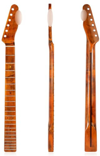 RuiJOTWAT Manico per chitarra elettrica in acero vintage, tastiera a 21 tasti per TL Tele