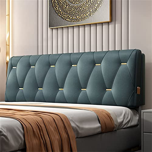 Großes getuftetes King-Kopfteil, gepolstert mit grünem Samt, 160 cm breit, weiche Polsterbank für Schlafzimmer-Dekor