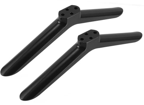 jojofuny 2pcs Tv Stand Base Legs Screws for 40-inch Flat Screen Tvs and Pedestal Feet for Home and Office Use