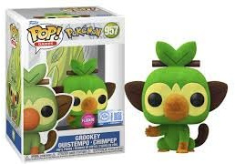 Funko Pop Grookey Ouistempo.Chimpep Flocked Original 957 (with Plastic Protection)