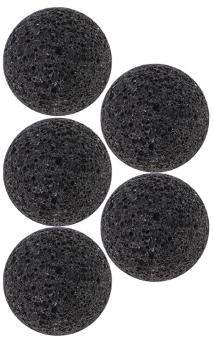 Abaodam 5 Stück Sauna Vulkansteine aus Natürlichem Stein Hitzebeständig und Einheitlich 4cm Größe als Ersatzsteine für Dampfbäder und Saunakabinen