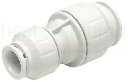 John Guest Speedfit PEM201510W 15 x 10 mm Coupler Reducer Straight - White