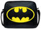 Logoshirt® DC I Batman I Logo I Umhängetasche I Schultertasche I Retro-Sporttasche I Kunstleder I Querformat I schwarz I Lizenziertes Originaldesign