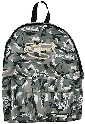 2Stoned Sportrucksack Freizeitrucksack Herren und Jungen mit Stickmotiv Classic Logo in Ice Camo + Einlegeboden