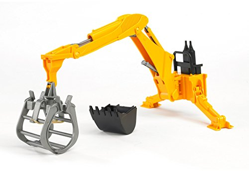 Bruder 02301 - Heckbagger mit Greifer, Maßstab 1:16