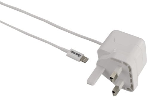 Hama 230V Reiseladegerät mit Lightning-Anschluss für Apple iPod/iPhone/iPad – Apple Approved