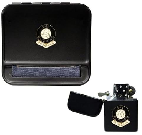 St Mirren Football Club Cigarette Rolling Machine and storproof Petrol Lighter