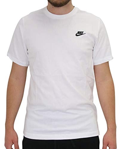 Nike M NSW Club Tee T-Shirt Homme, Blanc (White/Black 101), XS