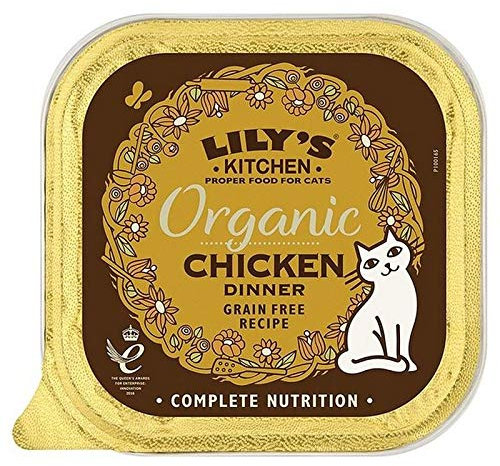 6X Lilys Küche Bio-Huhn-Abendessen Für Katzen 85G