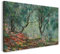 Printed Paintings Leinwand (100x70cm): Claude Monet - Olivenholz im Moreno Garten