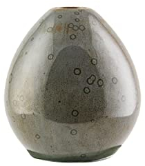 House Doctor 203841001 Vase, Papier, Glas, MDF, Kunststoff, Metall, Braun