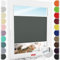 Schuette® Plissee mit Bohren zum Anschrauben ● Premium Kollektion: Rocky Mountain (Graphit) ● 30x80cm (Breite x Höhe) ● Suprafix Faltrollo Befestigung ● Bequeme Rollo Montage inkl. Video