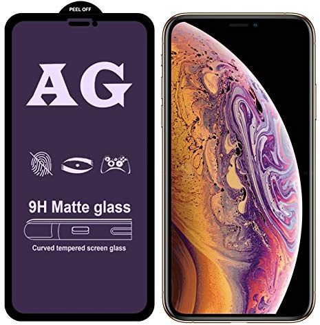 Screen protector Qw AG Matte Anti Blue Light Full Cover Tempered Glass For iPhone XS/X