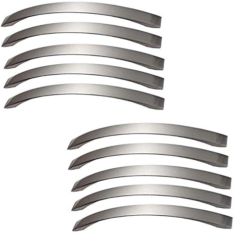 MARGUERASW 10 Stück Griffe für Küchenschränke 160mm Lochabstand -Küchengriffe Edelstahl Gebürstet Schubladengriffe Türgriffe Küche