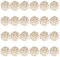 24 Stück Dekorative Rattankugeln Aus Korbgeflecht, Für Vasenfüller, Raumduftzubehör, Haustierspielzeug (Durchmesser 3 cm, Weiß)