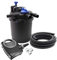 SunSun Kit complet: CPF-2500 Filtre de bassin à pression jusqu’à 6000 L avec 11 Watt lampe uv, NEO-2800 SuperECO pompe 3000l/h 10W, 5m Tuyau 32 mm (1 1/4), collier de serrage W1 44-47mm