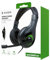 Nacon Casque stéréo Gaming pour Xbox Series, Compatible Xbox One avec Microphone orientable et détachable. Couleur: Noir + Vert