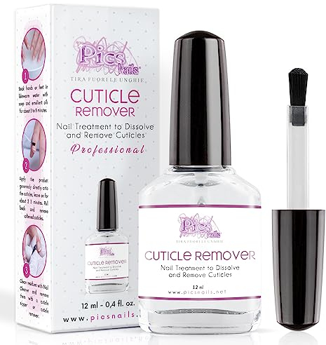 Rimuovi Cuticole Unghie di Mani e Piedi Professionale 12 ml - Scioglie e Rimuove Cuticole Trattamento per Unghie di Mani e Piedi