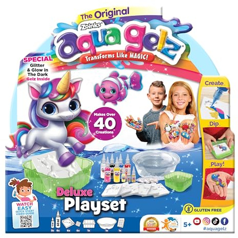 John Adams , Aqua Gelz Deluxe Playset: Aqua Gelz transforms Like Magic!, Arts & Crafts, Ages 5+