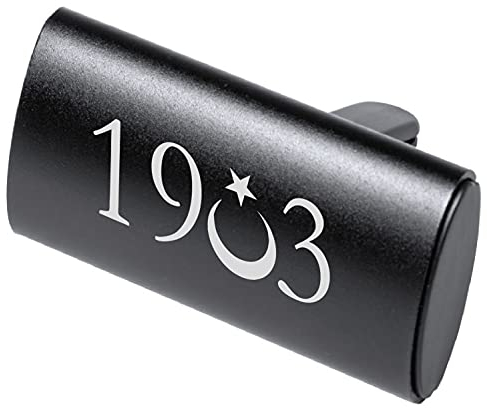 Auto Logo Parfüm Lufterfrischer BJK 1903 Duft Spender Auto Emblem Duftspender Auto Entlüftungs-Parfüm Klimaanlage, Geruch Entfernen, Araba Kokusu Parfüm V2