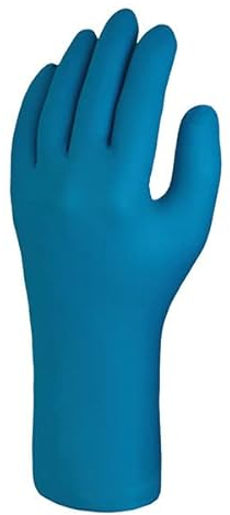 Skytec TX830 Blue Disposable Nitrile Gloves- non Latex, Powder & Silicon Free Examination Gloves with High Grip(Box of 50) Medium