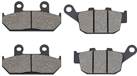 AHL 2 paia Pastiglie Freno Anteriore e Posteriore Compatibile con Honda XL600 V XL 600 V Transalp 600 1991 1992 1993 NX 650 Dominator 1988-1996 XRV 650 J Africa Twin 1988-1989