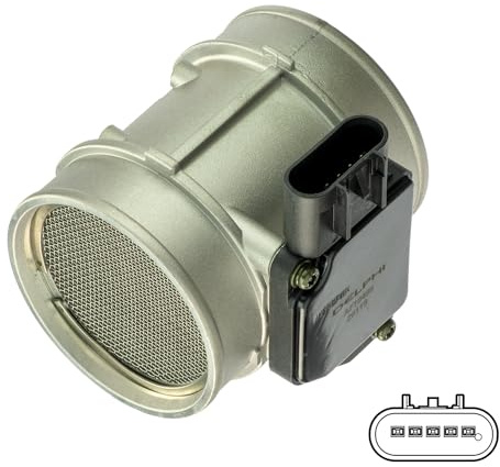 DELPHI AF10495-12B1 Luftmassenmesser/Luftmengenmesser LMM 12V 5-Polig für OPEL Vectra C Caravan (Z02) 12576059 55353467 836600
