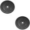 Chase Fitness 7.5kg Cast Iron Weight Plates 2.5-20kg For 1 Barbells and Dumbbells Weight Lifting Grip Plates (7.5kg x 2)