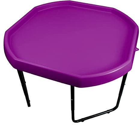 simpa Children's Medium 70cm Plastic Sand & Water Pit Toys Mixing Play Tray PURPLE with Height Adjustable Stand.