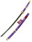 AMONT - Réplique de Katana Japonais en Bambou - Modèle Enma Zoro Lilas en Bois - Série One Piece - 107 Cm