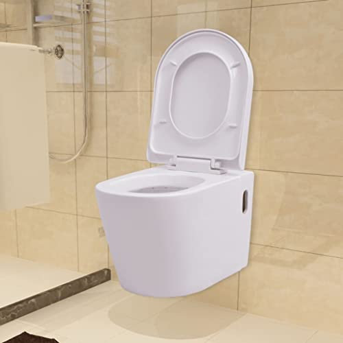 Hardware - WC appeso a parete ceramica bianca