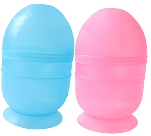 2 Stück Friseur- Shaker Cup Air Fittings Paint Daubers Paint Tools Hair Dye Color Tint Brad Mondo Hair Dye Hair Dye Mixing Cup Hair Dye Tool Hair Coloring Shaking Cup Comb