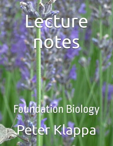 Lecture notes: Foundation Biology